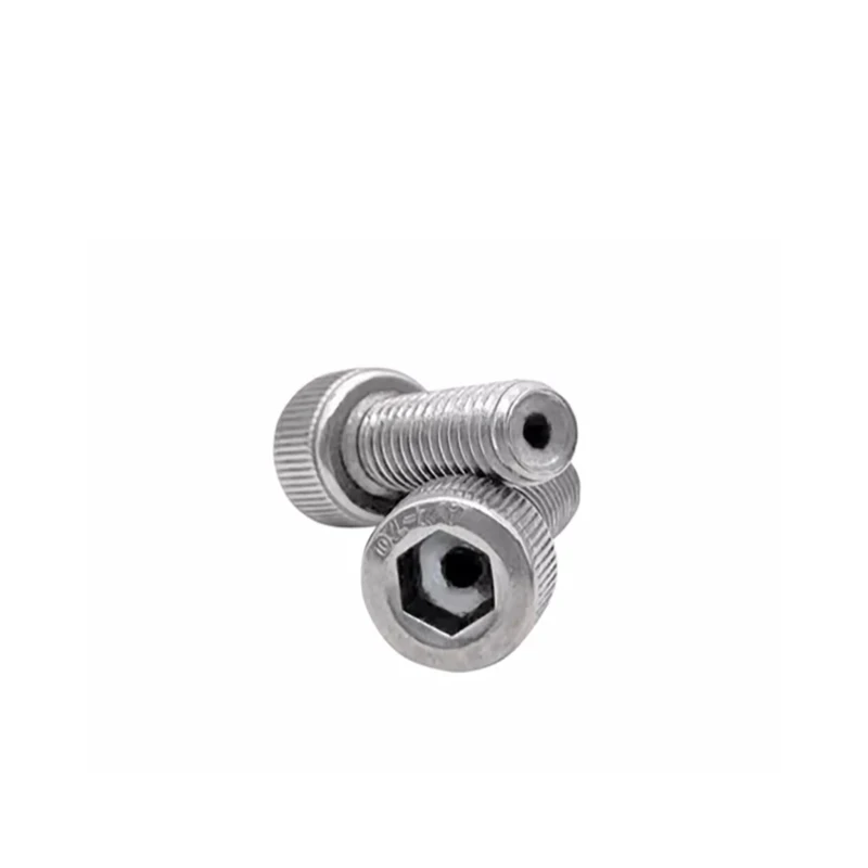 304 SS Cup Head Inner Hexagonal Hollow Hole Exhaust Screw Cylindrical Head Vacuum Through Hole Mask Machine Threading Bolt M4-M6