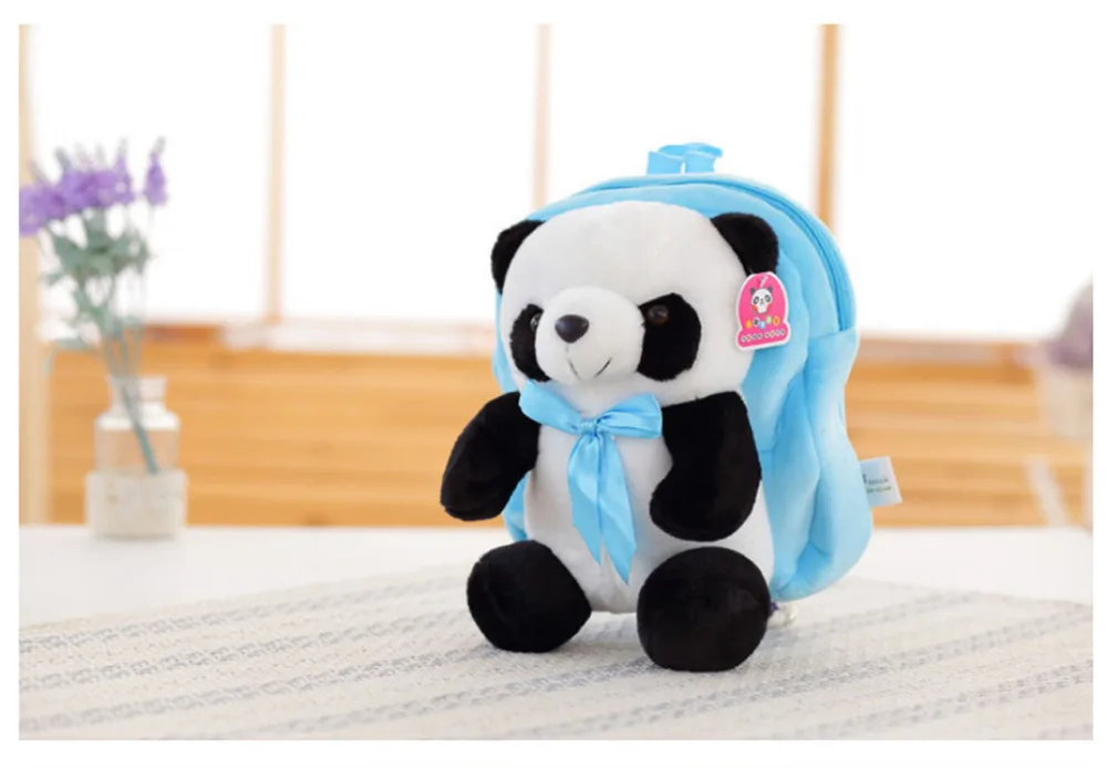 Sacs d'école pour enfants, sac à dos Panda mignon pour tout-petits, animaux de dessin animé, pour filles et garçons de la maternelle