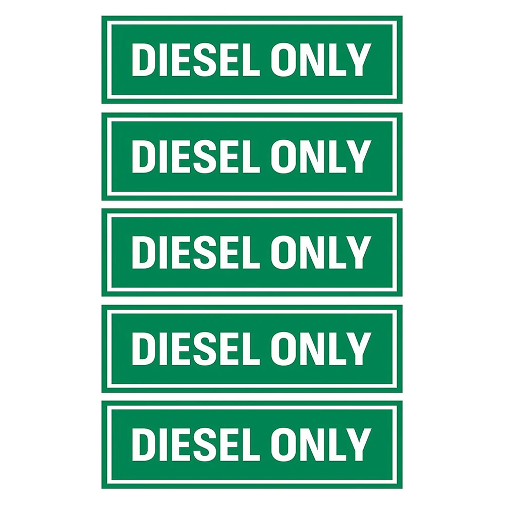 Car Diesel Reminder Car Sticker For Oil Tank Truck Tractor Diesel Sticker For Cars Trucks Engineering Vehicles Accessories
