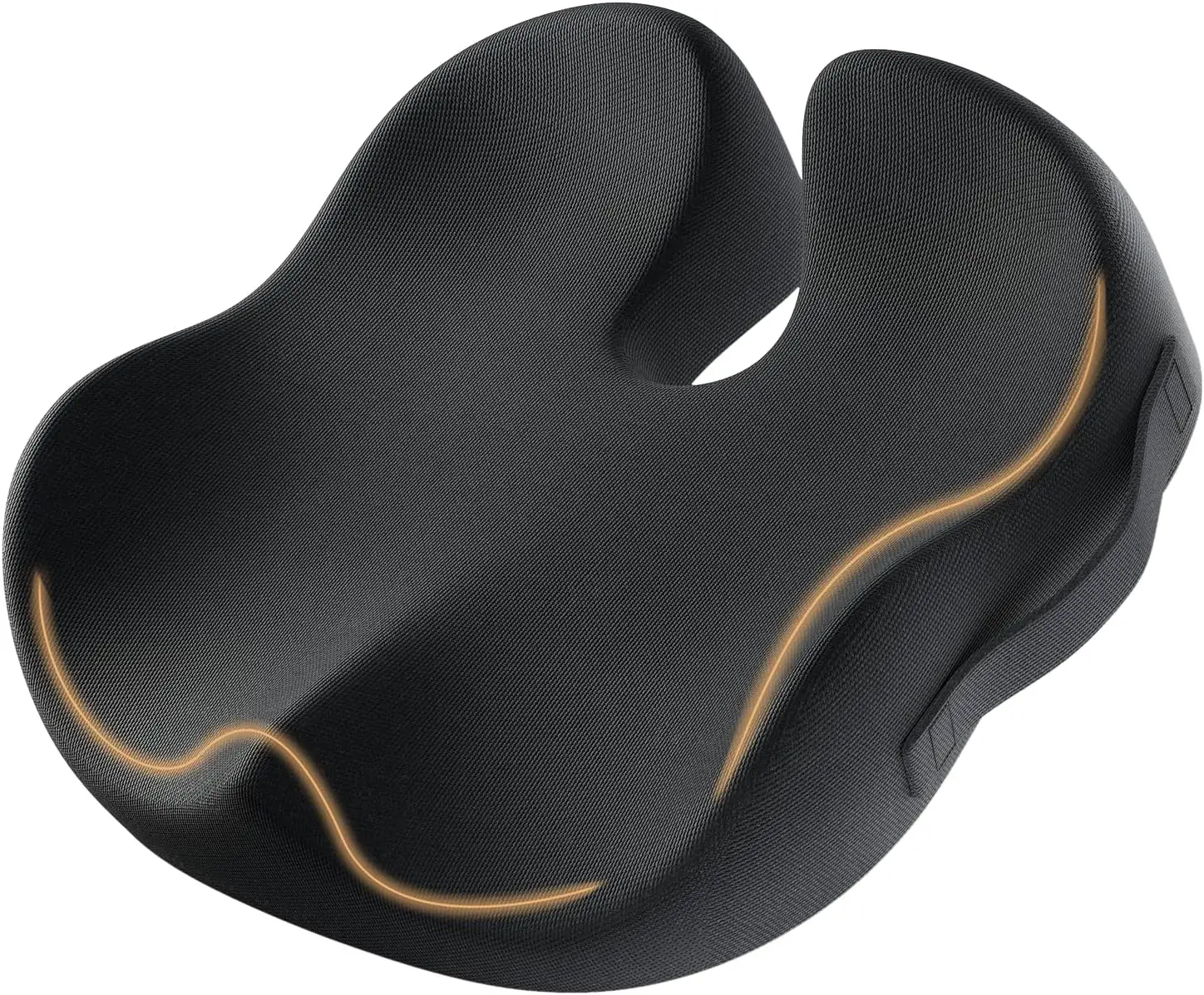 

Ergonomic Memory Foam Seat Cushion for Office Car Home Sciatica Coccyx Hip Tailbone Pressure Relief All Day Comfort