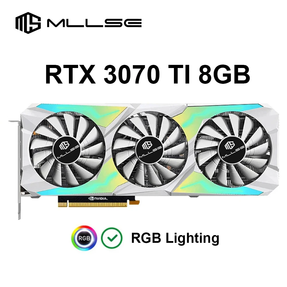 

MLLSE Gaming GeForce RTX 3070 Ti 8GB GDDR6X 256-bit 19 Gbps PCIE 4.0 Gaming Graphics Card HDMI 2.1 Advanced placa linda