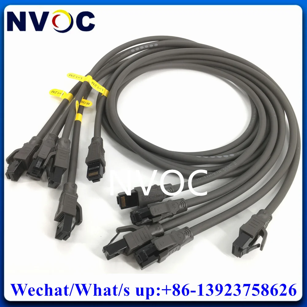 5Pcs 0.8/1.2M Cat6A Bulk Ethernet Gray Cable 24AWG RJ45 Patch Cord For Ethernet Swicth PC Networking LED Screen Rental