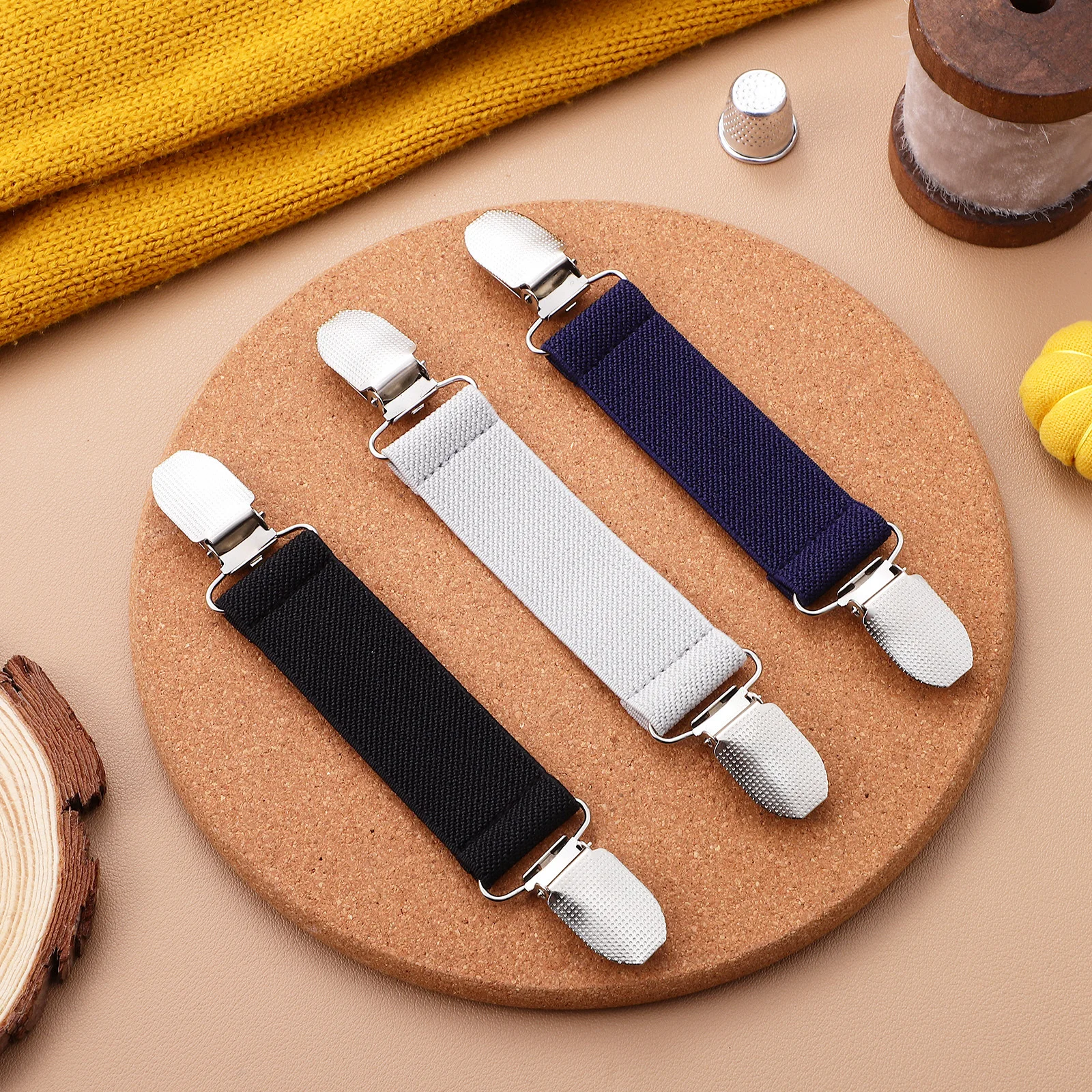 6 قطع ملابس قابلة للتعديل للنساء الخصر حزام الخصر لفساتين كليب شال سترة الملابس مقاطع المشبك مقاطع سترة