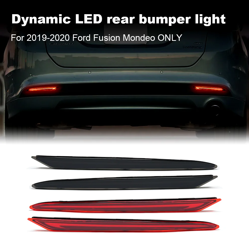 

For Ford 19-20 Mondeo models, with rear bumper lights, flowing turn signals, brake lights, LED rear fog lights