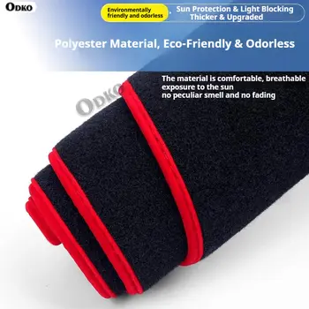 Per Jeep Compass 2021 2022 2023 2024, copri cruscotto auto, tappetini parasole, tappetini per cruscotto, accessori 10 best sales accessori jeep liberty kk - №4