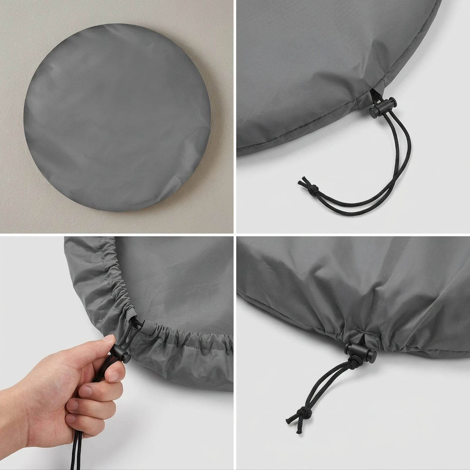 Dartboard Cover with Drawstring Long-Lasting Dartboard Dust Cover Tear-Resistant Washable for Target Players, Game Rooms, Home