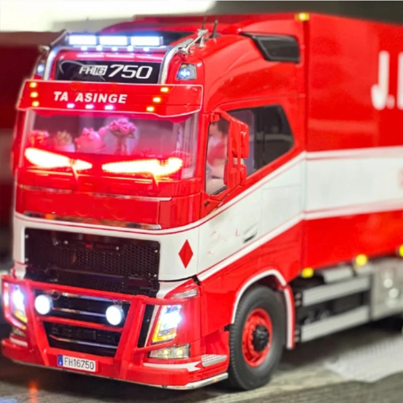 LED Demon Eye Decoration Light For 1/14 Tamiya RC Truck Trailer Tipper For Scania 770S Benz Actros Volvo Truck DIY Accessory Toy