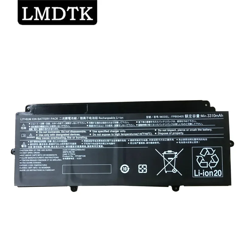 

LMDTK New FPCBP536 FPB0340S Laptop Battery For Fujitsu LifeBook U937 U938 U939 U939X 3310mAh