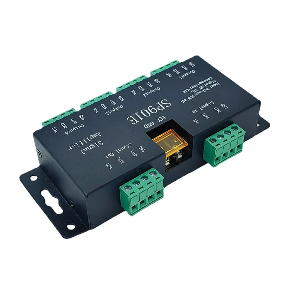 SP901E Повторитель усилителя сигнала SPI для WS2812B WS2811 WS2813 RGB Адресная светодиодная пиксельная полоса Программируемая матричная панель света