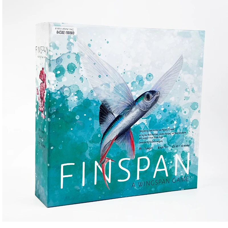 

Finspan Board Game 1-5 Players 45-60 Min Playtime Family Party Game English Fish Science Board Game