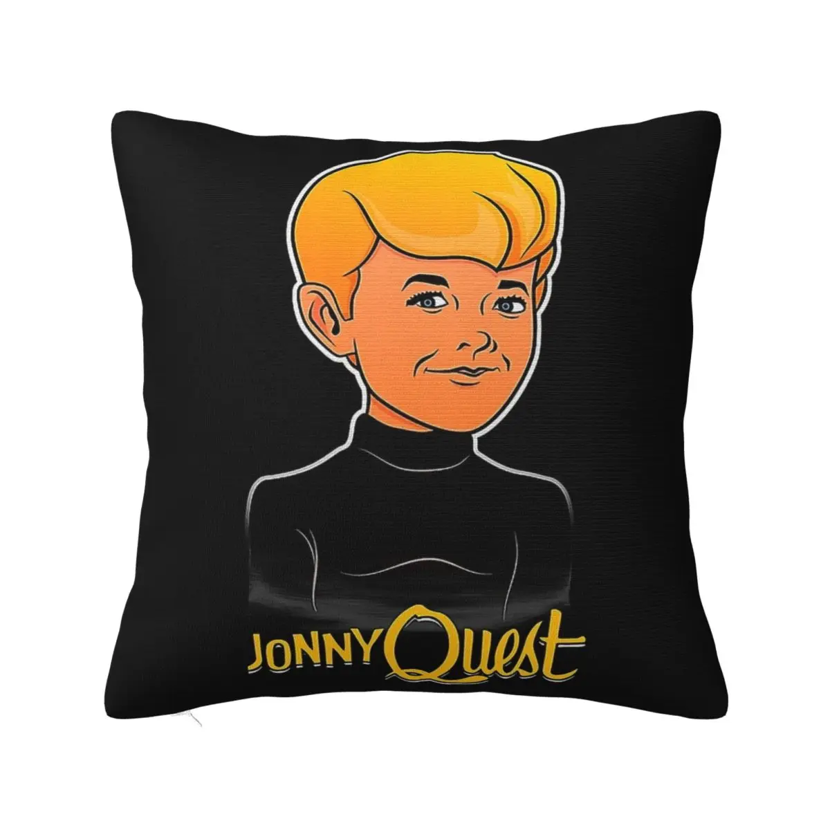 Jonny Quest Square Pillow White Square pillow