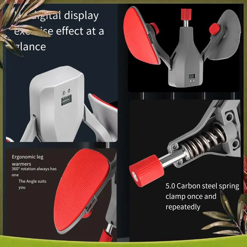 

360 Adjustable Thigh Muscle Exerciser Multifunctional Hip Trainer Fitness Gym Equipment White