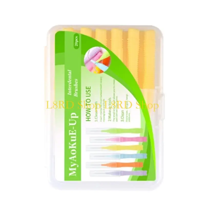 L8RD Microscopic Eyebrow Brush with Caps,Brow Spoolie Brush Eyebrow Lamination Brush