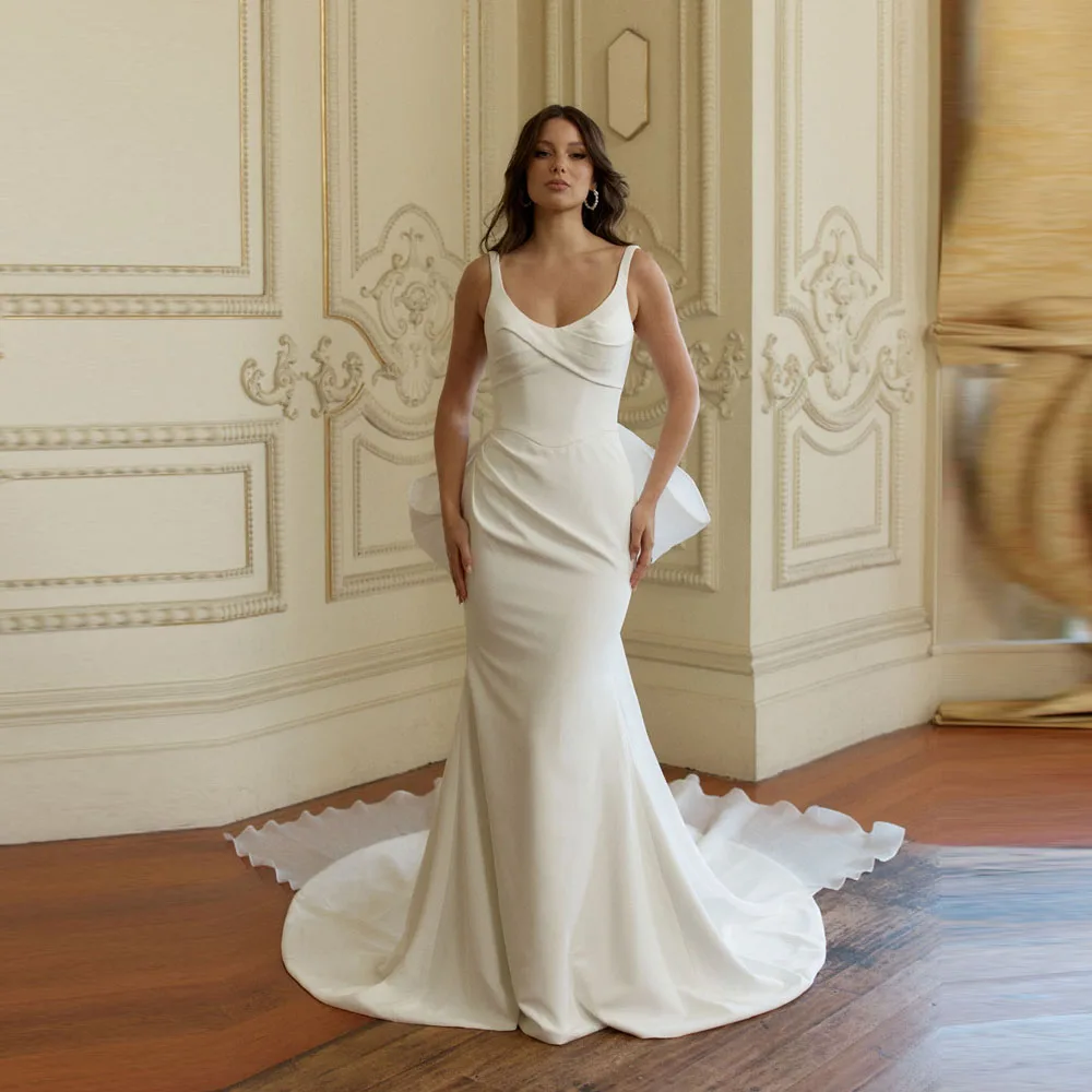 Customized Shining Glitter Wedding Dresses For Women Sexy Princess Mermaid Prom Party Gowns Sweetheart Backless robes de soirée