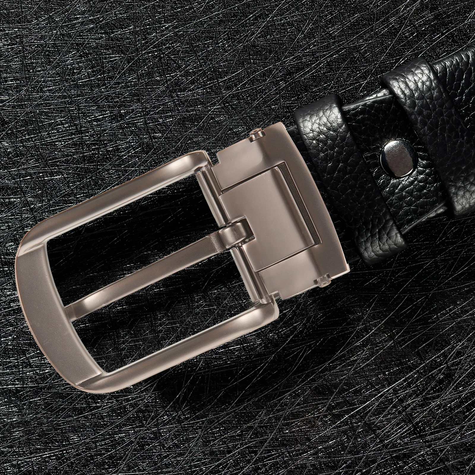 Fibbia per cintura in metallo in lega per uomo Fibbia in vita di ricambio durevole retrò adatta per jeans, occasioni, accessori per abiti da uomo