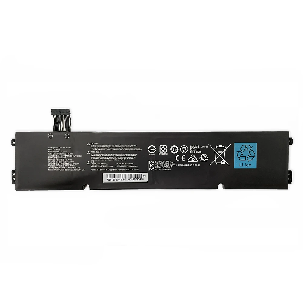 RC30-0351 RZ09-0351 15.2V 60.8Wh 4000mAh Laptop Battery For Razer Blade 15 Base 2021 9E11