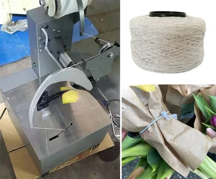 Flower Bundle Tying Machine Vegetable Parsley Strapper Leek Wrapping Machine For Salecheap And Fine