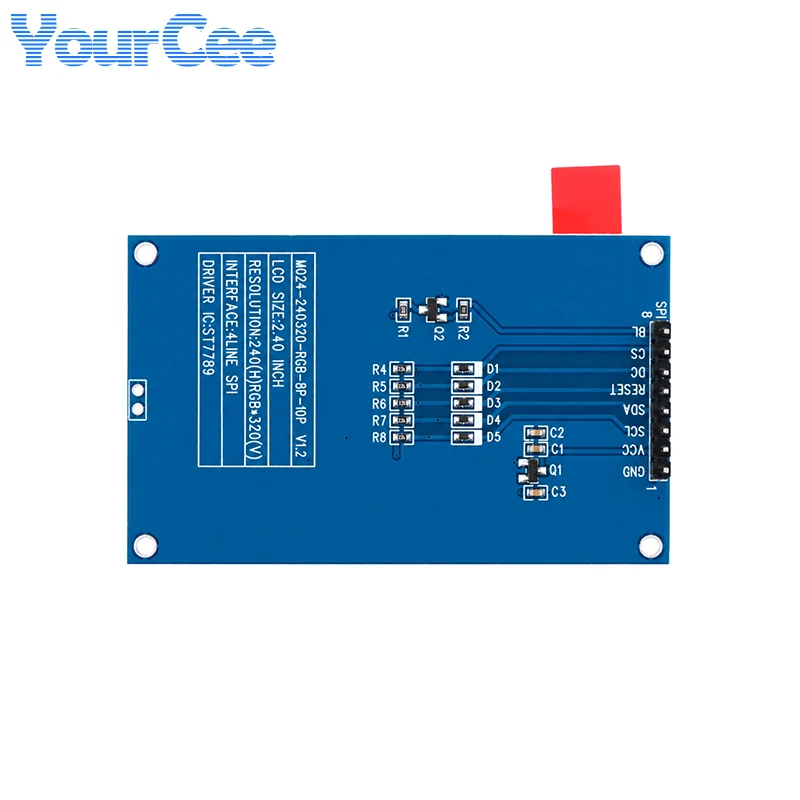 2.4inch TFT Display HD IPS LCD Screen Module 8Pin 2.4
