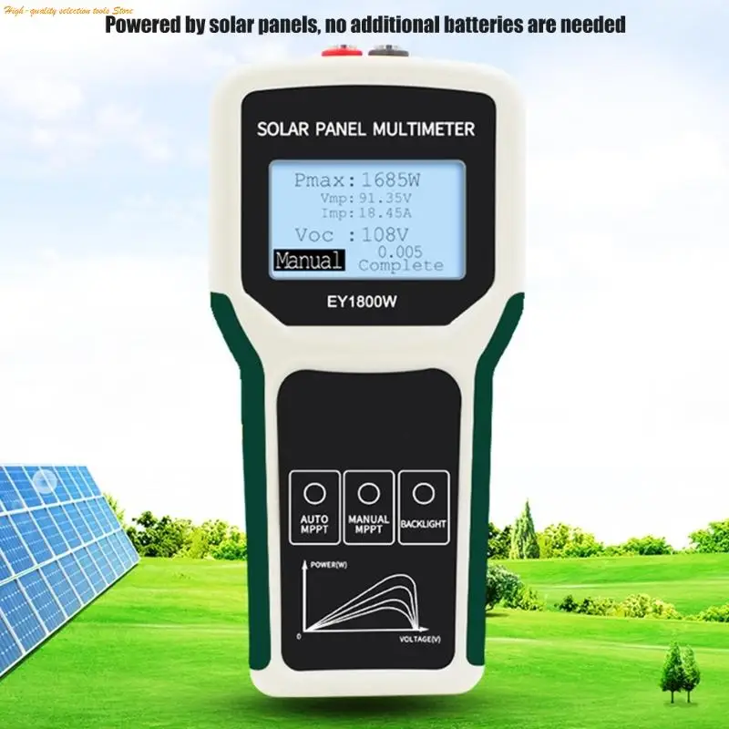 203f Advanced Solars Energy Tester для фотоэлектрических систем 1800W 60a емкость в реальном времени напряжения мониторинг