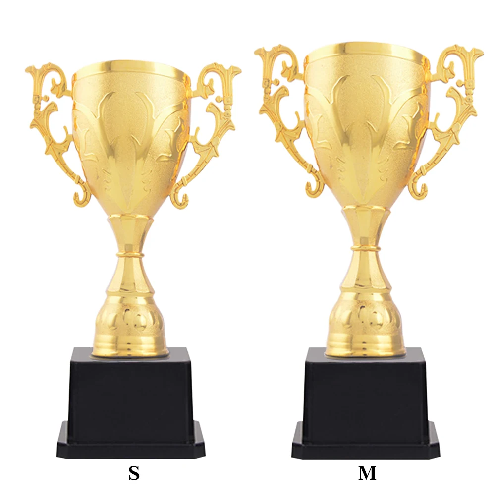 Competition Trophy with Base Gold Trophy Creative Achievement Prize Award Trophy for Kids Competition Reward