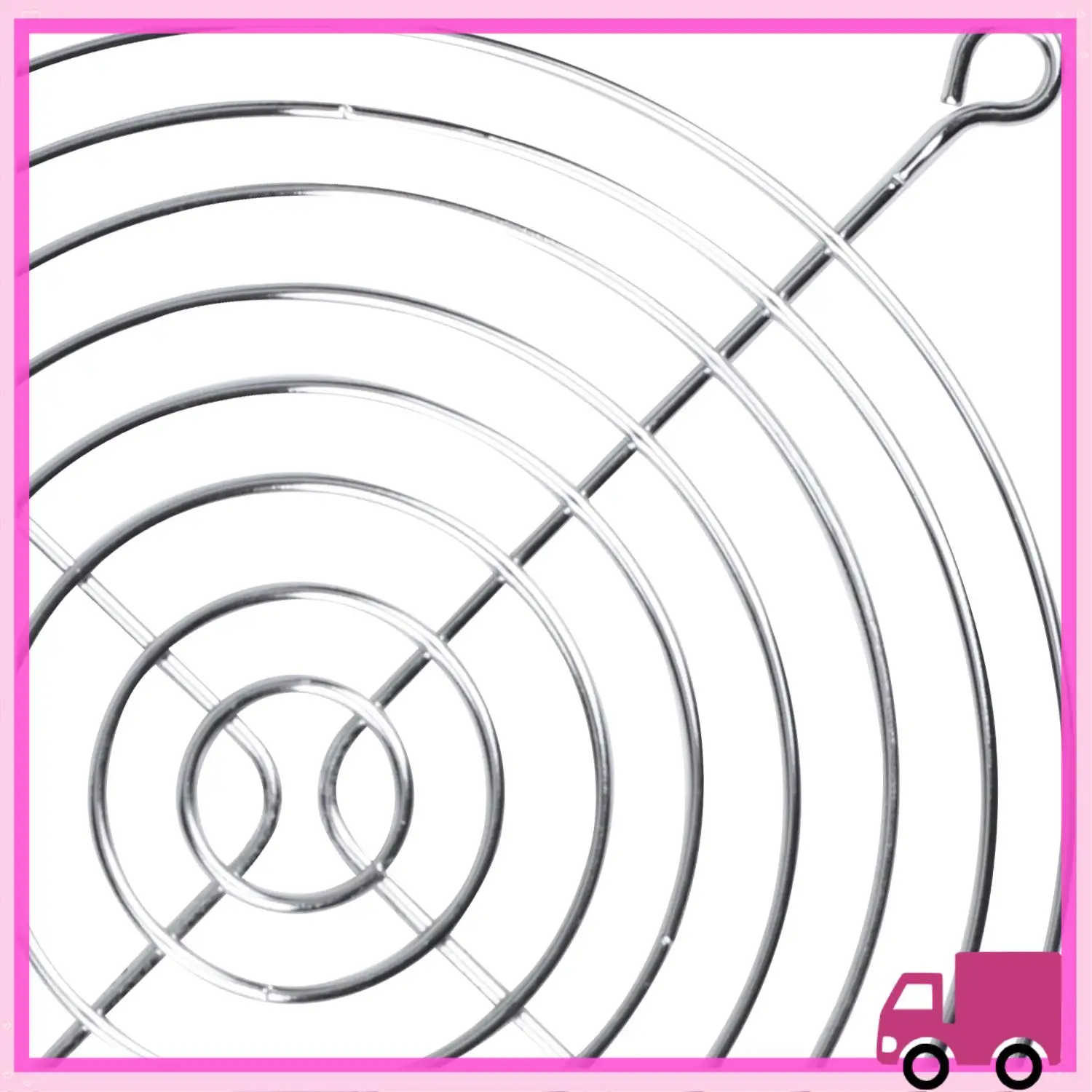 Compact 3Pcs 120Mm 4.7" Metal Fan Guard Protective Grill For PC Ventilator