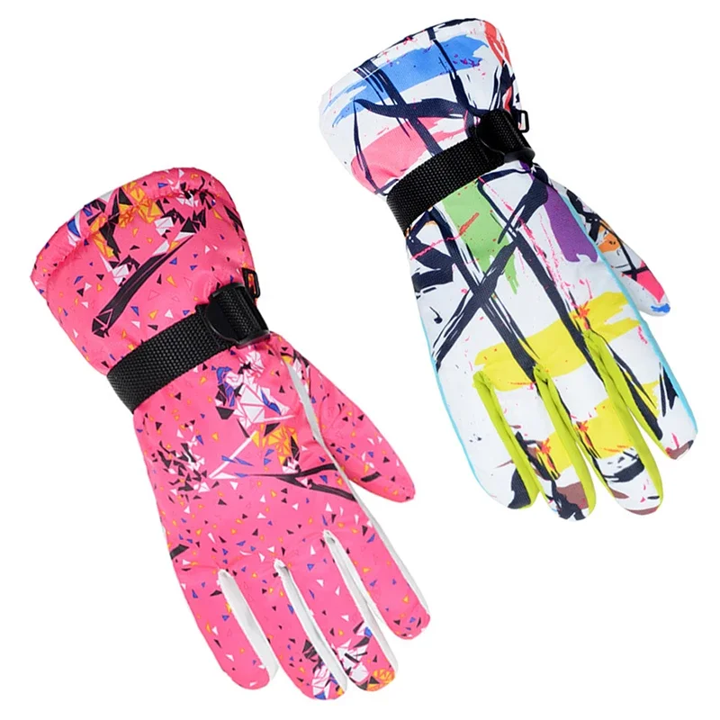 Outdoor Snowboard Female Gloves Sports Husband Mountain Clothes 2025 Winter Heated Man Snow Gloves Warm Waterproof Women Mittens