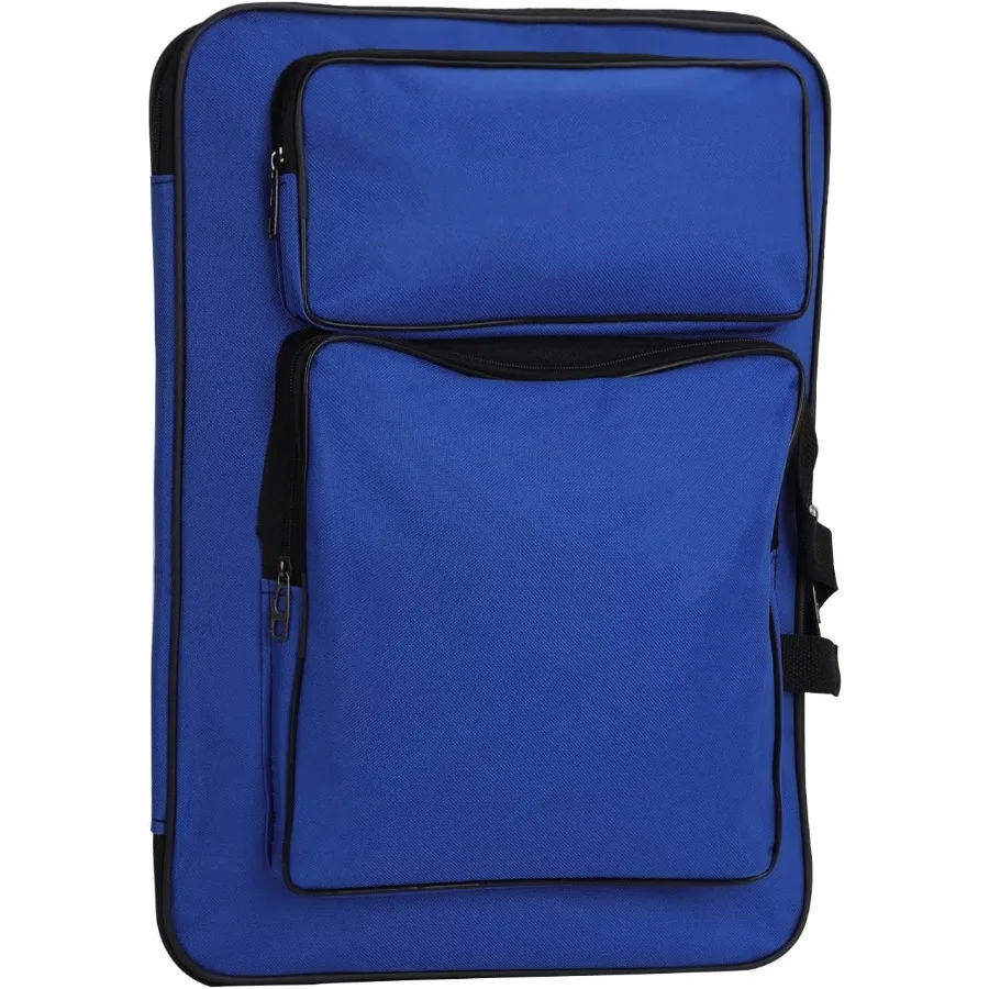 กระเป๋าใส่ผลงานศิลปะกันน้ำสำหรับงานศิลปะขนาด A3 กระเป๋าใส่กระดานวาดภาพแบบพกพาพร้อมช่องภายในสำหรับใส่สมุดสเก็ตช์