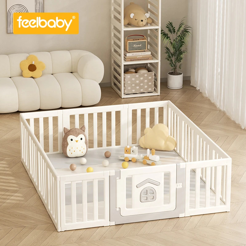 

Манеж-ограждение Feelbaby Modern из HDPE-пластика для дома, детского сада, школы, гостиной, спальни, склада, больницы