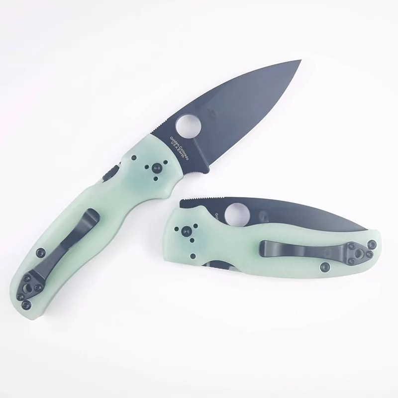 Folding knife G10/linen handle EDC camping tactical multifunctional hunting knife C-229 Shaman ball bearing