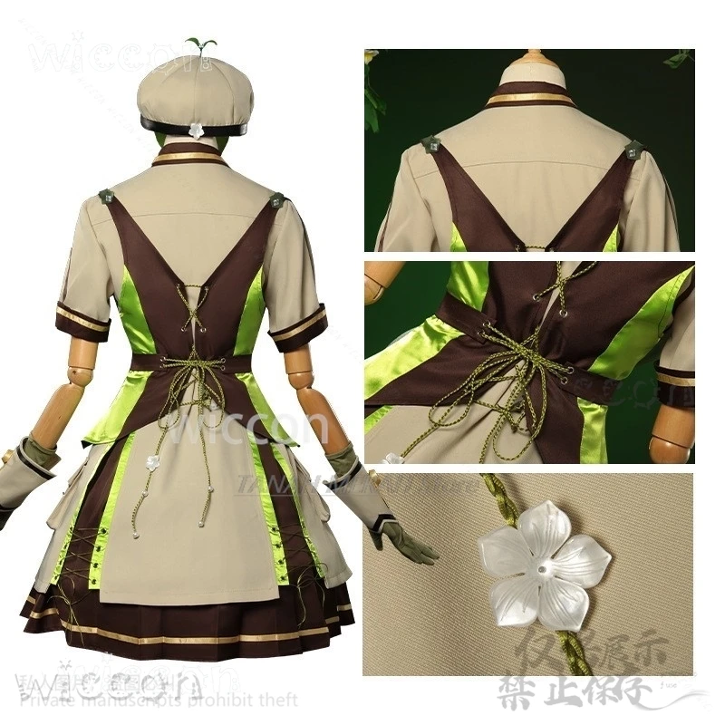 Anime jogo infinito nikki cosplay traje lolita vestido chapéu acessórios conjunto completo halloween festa de natal meninas personalizado