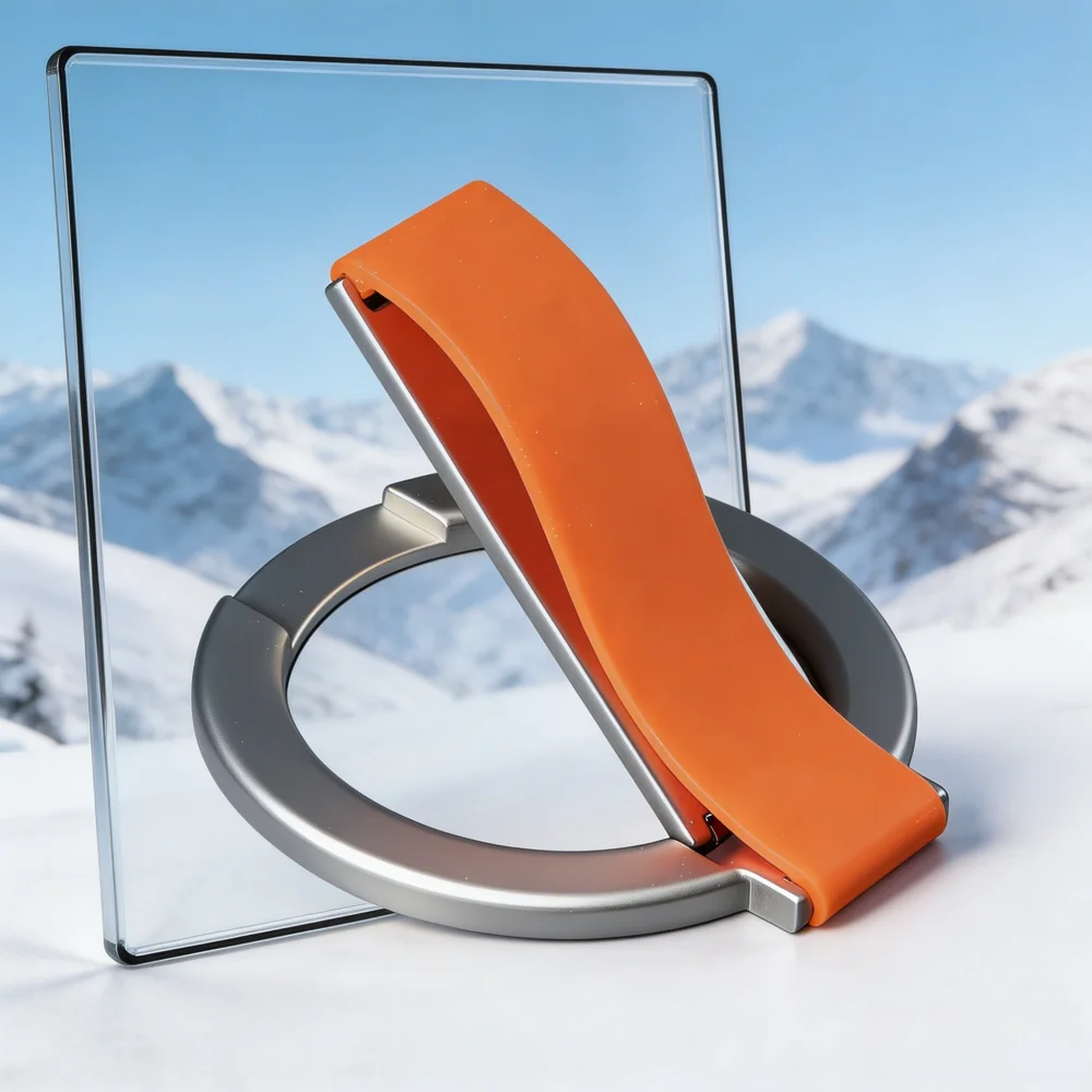 

Magnetic Finger Ring Phone Stand Smartphone Holder MagSafe for iPhone 17 16 15 14 13 12 Pro Max Samsung Foldable Desktop Stand