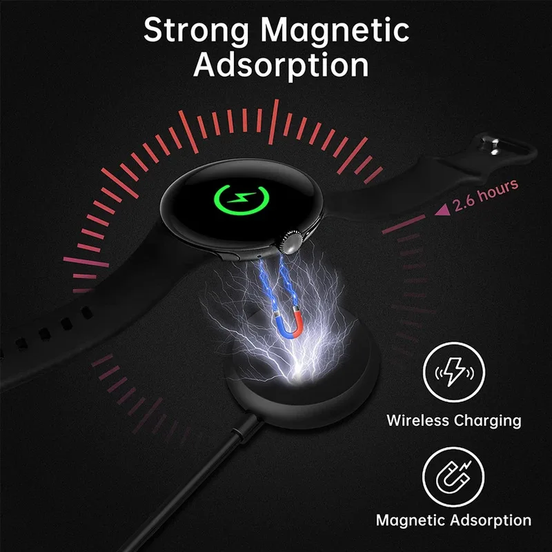 

Type C Charging Cable For Google Pixel Smart Watch Magnetic USB Charger Adapter For Google Pixel Accessories