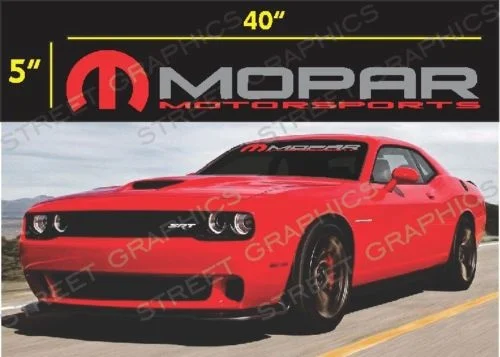 

For MOPAR MOTORSPOPRTS WINDSHIELD DECAL STICKER Car Styling