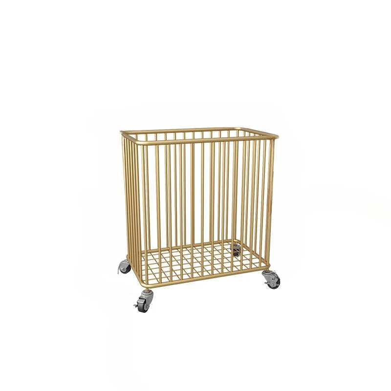 Dirty clothes storage basket Gold laundry basket Dirty clothes basket, home modern