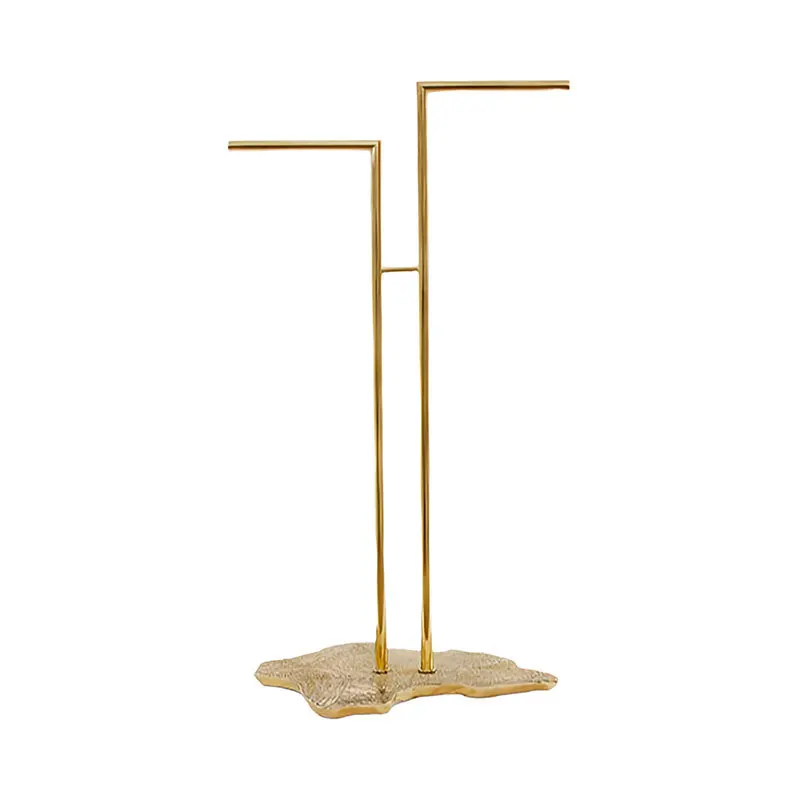 

Hotel Villa Luxury Bathroom Stainless Steel Freestanding Towel Rack Bath Towel Rack