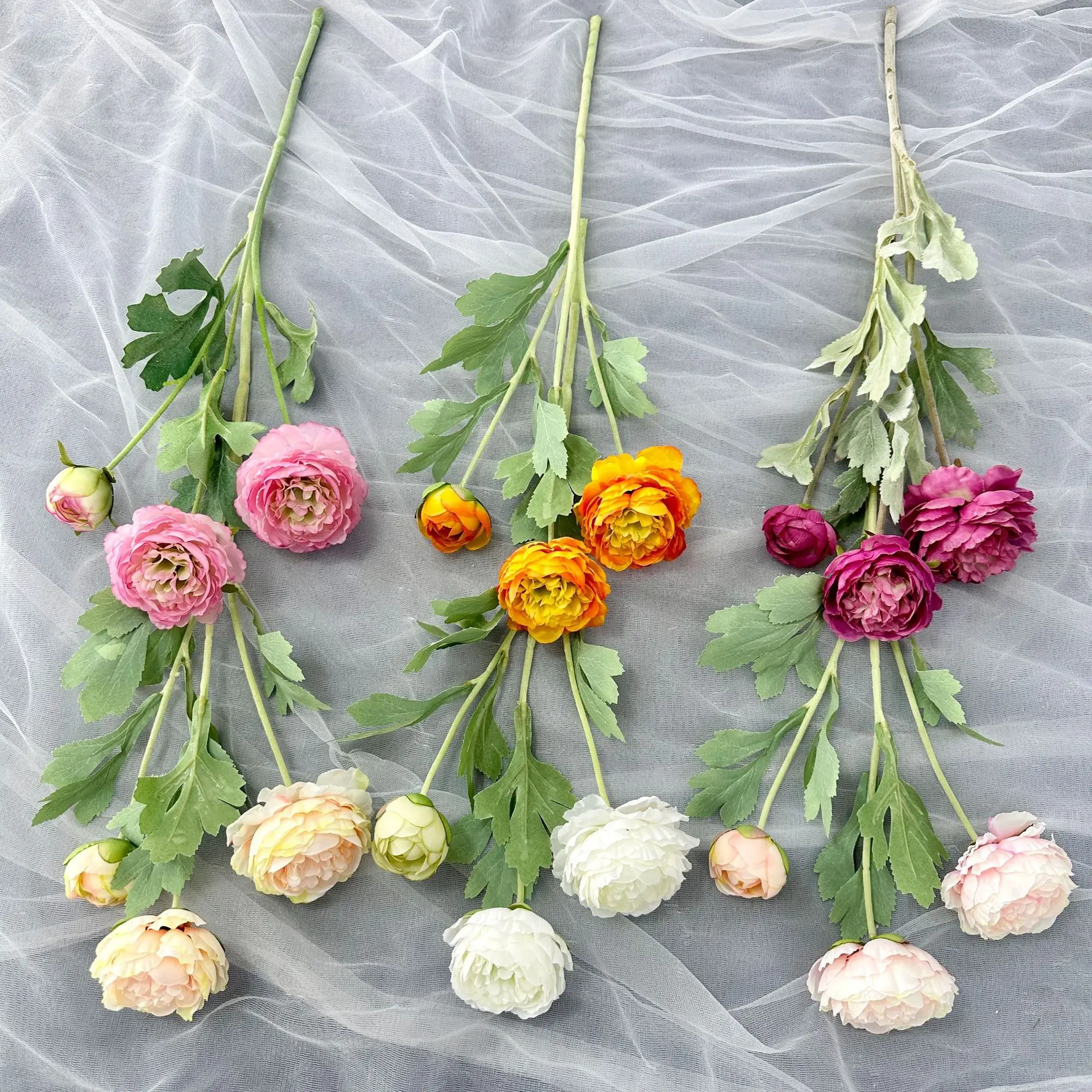 5 PCS Artificial Flowers Bouquet Room Decor Bride Wedding Holding Flower Bridal Decoration Accessoires Flowers Home Decoration