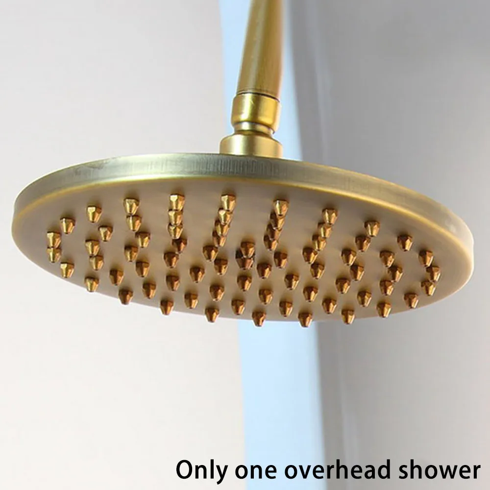 

Overhead High Pressure Shower Head Big Panel Powerful Pressurized Stainless Steel Rainfall Shower for Bathroom Accessories