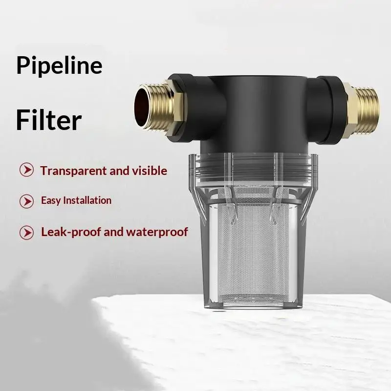 Garden Irrigation Prefilter High Flow Impurity Water Filter 1/2'' 3/4'' 1'' Universal Size for Lawn Farm Plant Watering