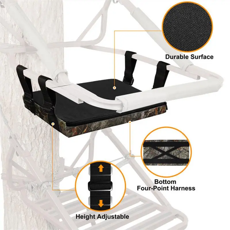 Подушка для сиденья в виде дерева, легкая подушка для сиденья на подставке для дерева, легкая сменная подушка для сиденья на подставке для дерева, портативная охотничья подушка