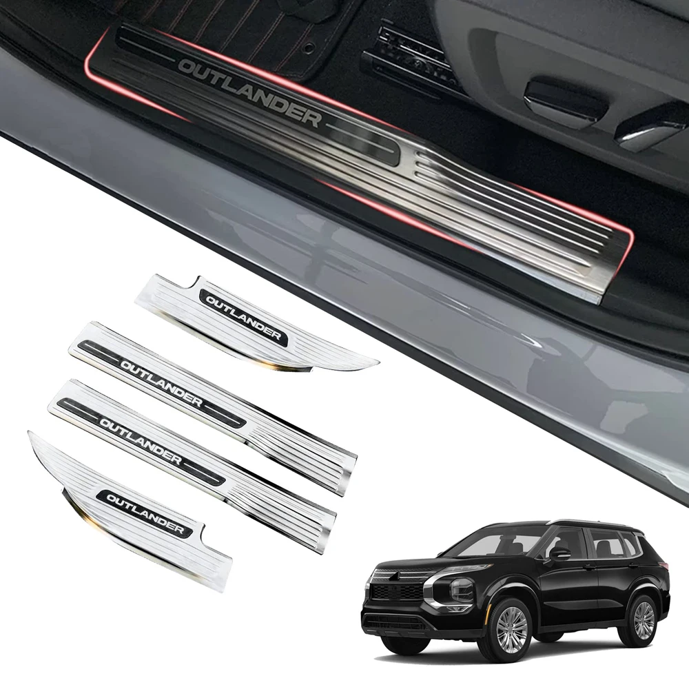 

Car Accessories Original Threshold Bar For Mitsubishi Outlander 2022 2023 Door Sill Protector Plate Trim Styling