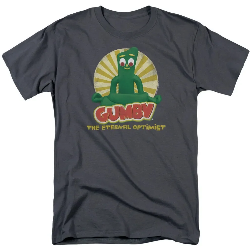 Gumby The Eternal Optimist Adult Charcoal T Shirt