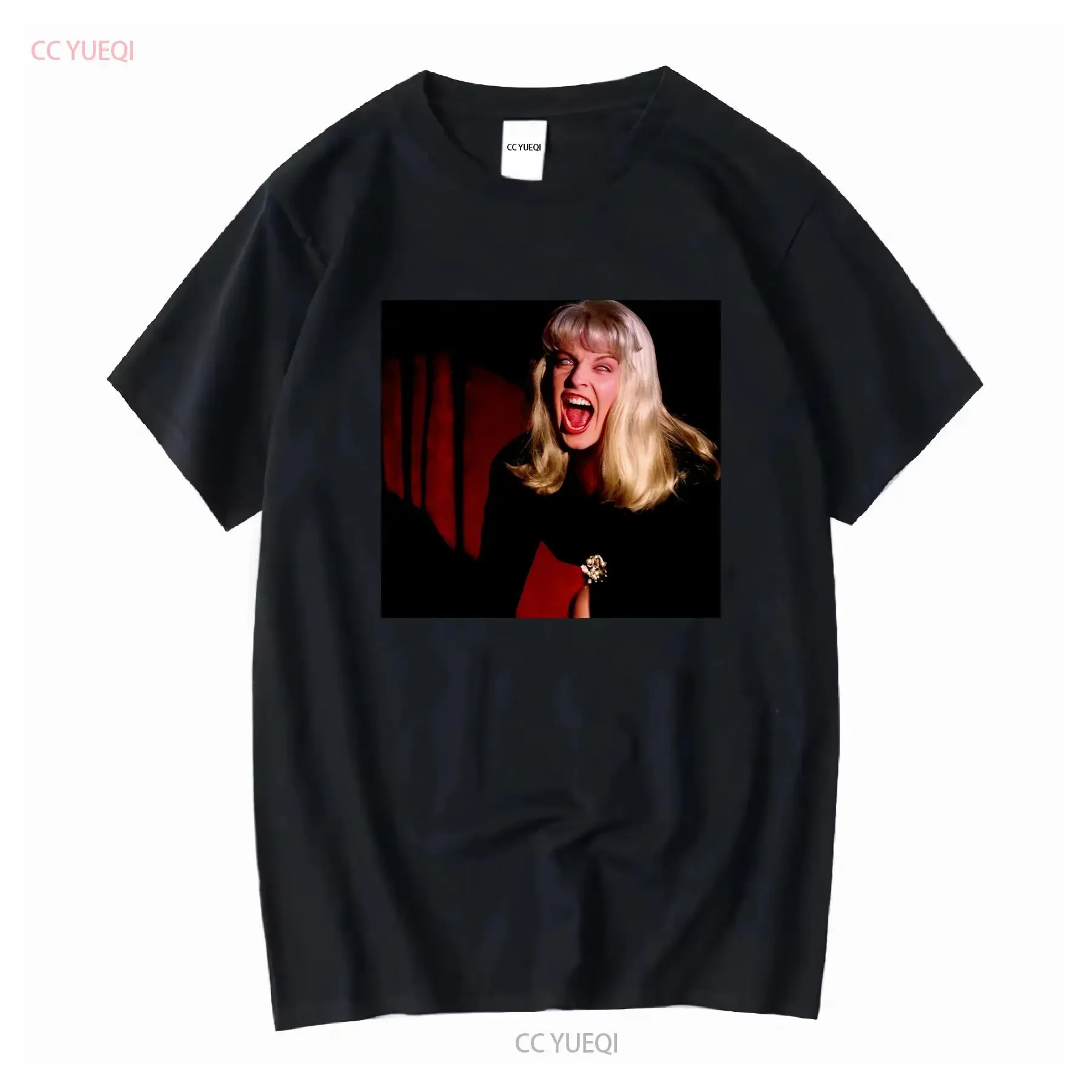 Laura Palmer Twin Peaks Organic Classic T Shirt vintage Washed streetwear Casual Slightly graphic Top For Everyday Wear