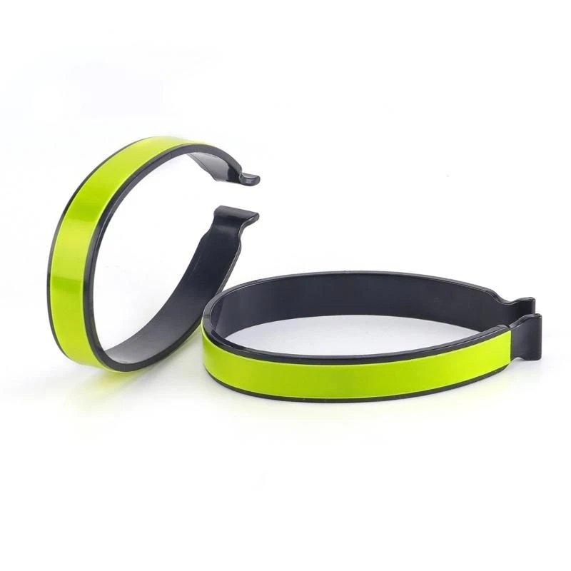 Q39E 4Pcs Bicycles Trouser Clip Safety Ankle Band Reflector Men Women Bikes Pant Clip