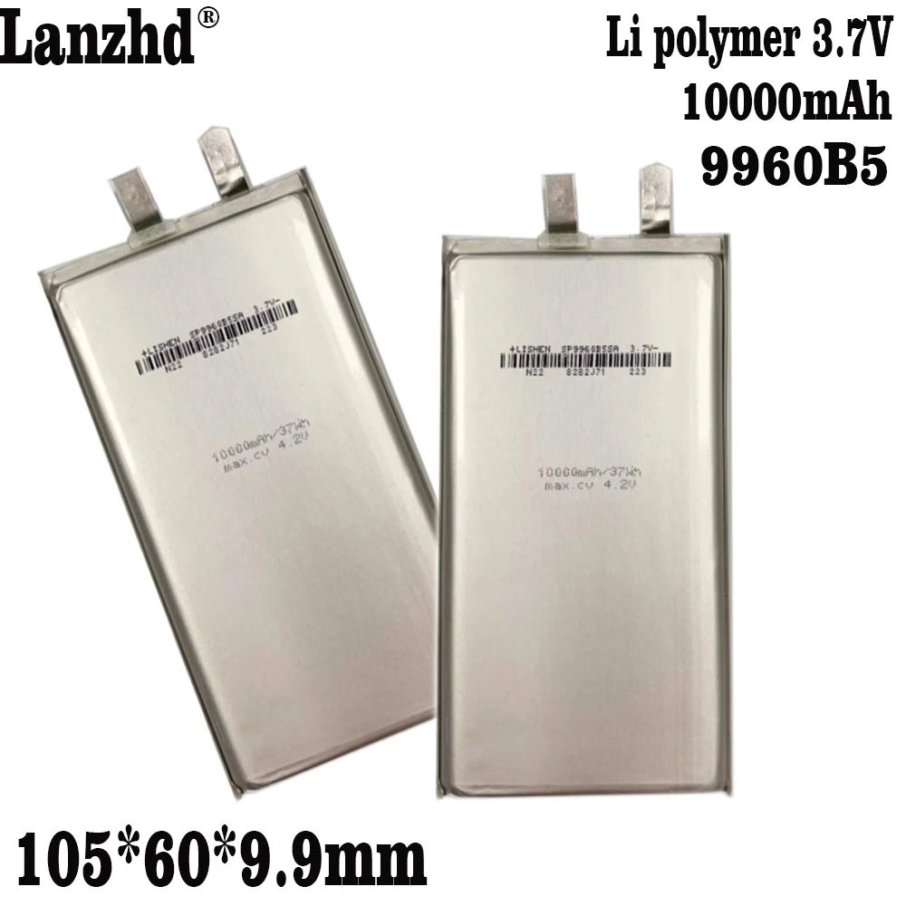 1-20pcs 3.7V 1060115 9960105 9960B5 Li Polymer Lithium LiPo Cells Took for colorfly c10 E-Books Power bank Tablet PC DVD 10000mA