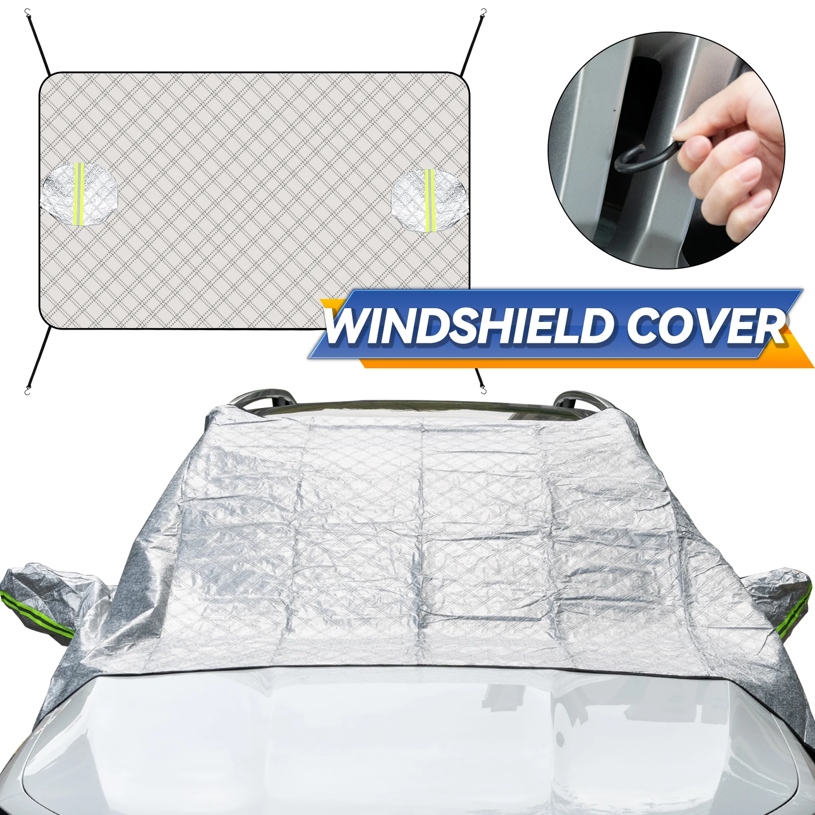 

Car Snow Cover Car Cover Windshield Sunshade Winter Waterproof Anti Ice Frost Auto Protector Winter Automobiles Exterior Cover