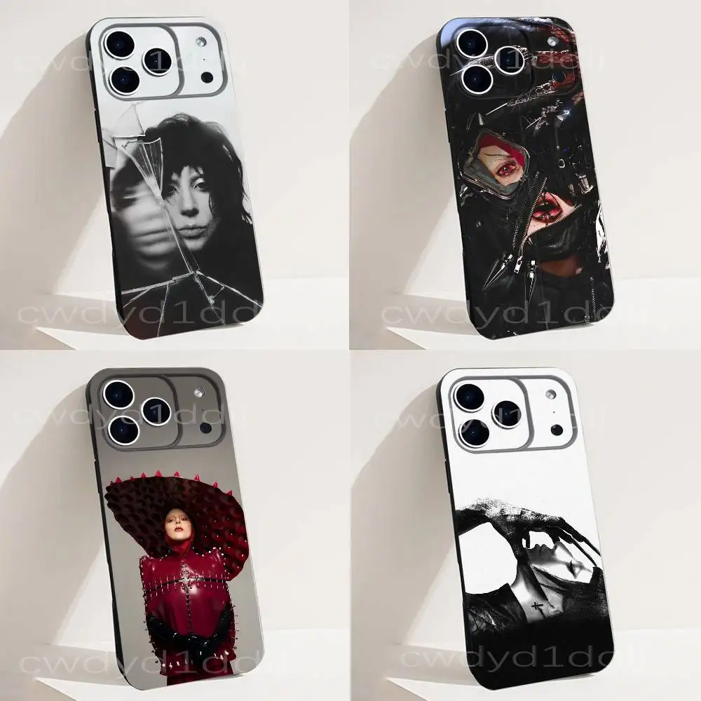 

L-LADY GAGA MAYHEM Die With A Smile Phone Case For iPhone 17,16,15,14,13,12,X,XS,8,7,Pro,Max,Plus,E,SE4,Air,Mini Thin Funda