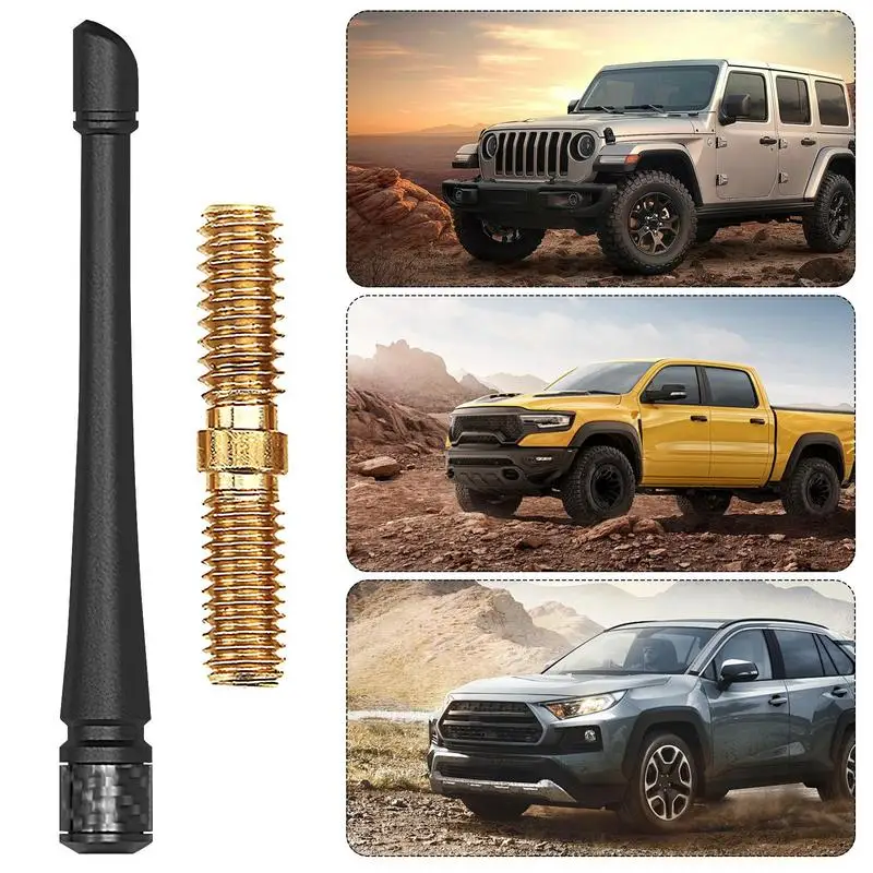 Auto Radio Antenne 7in Gummi Auto Antenne Kurze Auto Digital Antenne Ersatz Wasserdichte Radio AM FM Antenne Verstärker Für