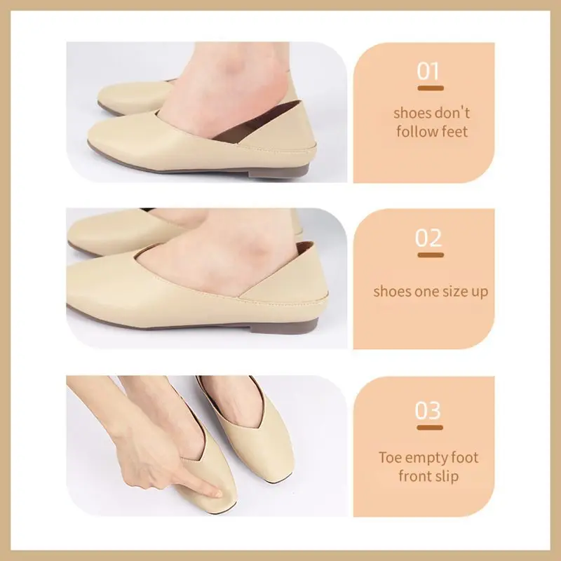 Demi-l'offre elles en silicone pour femmes, coussinets pour chaussures, produits de soins des pieds, sandales, talons, coussinets pour pieds souples