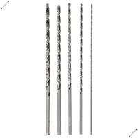 5PCS Extra Long High-Speed Steel Drill Bit Sets Straight Shank Twist Drill Bit Tool 2-5Mm For Wood