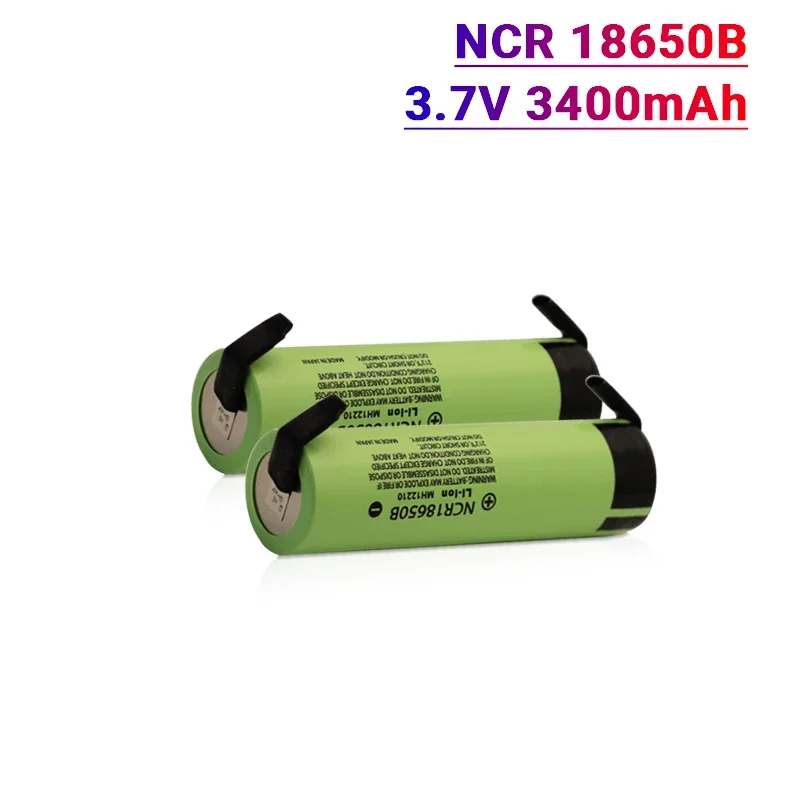 New Original NCR18650B 3.7 v 3400mah 18650 Lithium Rechargeable Battery Welding Nickel Sheet batteries